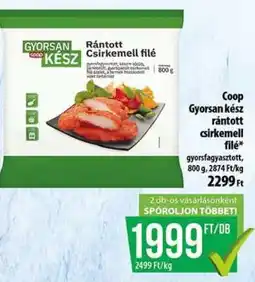 Coop Coop Gyorsan kész rántott csirkemell filé ajánlat
