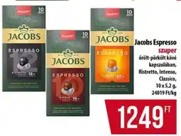 Coop Jacobs Espresso ajánlat