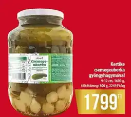 Coop Kertike csemegeuborka gyöngyhagymával ajánlat