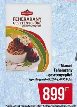 Coop Maroni Fehérarany gesztenyepüré ajánlat