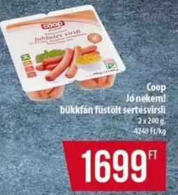 Coop Coop Jó nekem! bükkfán füstölt sertésvirsli ajánlat