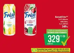 Coop Borsodi Friss ajánlat