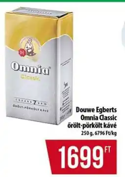 Coop Douwe Egberts Omnia Classic őrölt-pörkölt kávé ajánlat