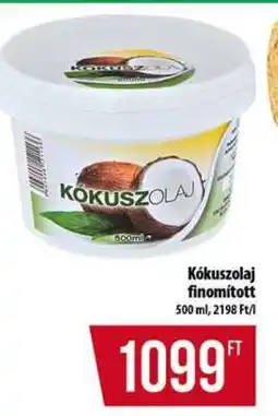 Coop Kókuszolaj finomított ajánlat