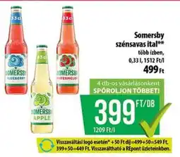 Coop Somersby szénsavas ital ajánlat