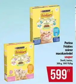 Coop PURINA FRISKIES SZÁRAZ MACSKAELEDEL ajánlat