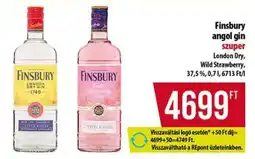 Coop Finsbury angol gin ajánlat