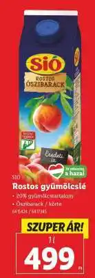 Lidl Sió Rostos gyümölcslé ajánlat