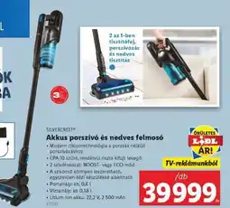 Lidl SILVERCREST Akkus porszívó és nedves felmosó ajánlat