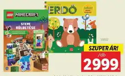 Lidl LEGO Minecraft Steve Küldetése és Rakosgató Erdő ajánlat
