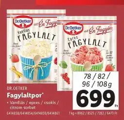 Lidl DR. OETKER Fagylaltpor ajánlat