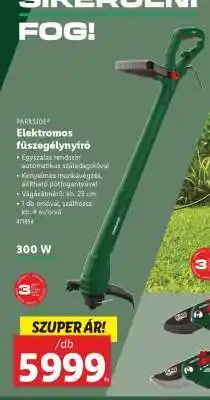 Lidl PARKSIDE Elektromos fűszegélynyíró ajánlat