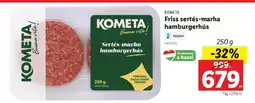 Lidl KOMETA Friss sertés-marha hamburgerhús ajánlat
