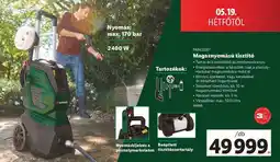 Lidl PARKSIDE Magasnyomású tisztító ajánlat