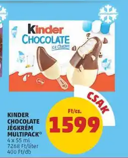 PENNY KINDER CHOCOLATE JÉGKRÉM MULTIPACK ajánlat