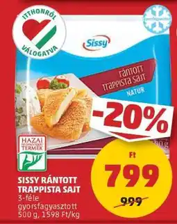 PENNY Sissy Rántott Trappista Sajt ajánlat