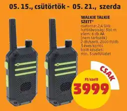 PENNY WALKIE TALKIE SZETT ajánlat