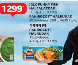 Auchan IGLO FUNNY FISH HALFALATKÁK ajánlat