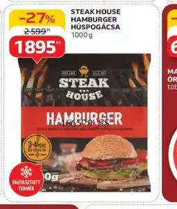 Auchan Steak House Hamburger Húspogácsa ajánlat