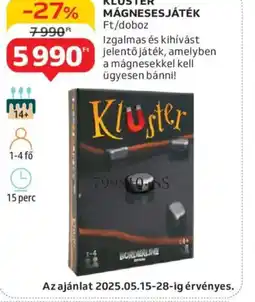 Kluster mágnesesjáték