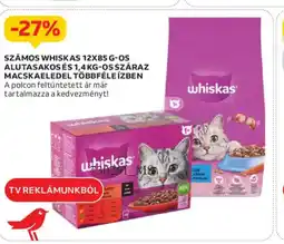 Auchan Számos Whiskas macskaeledel ajánlat