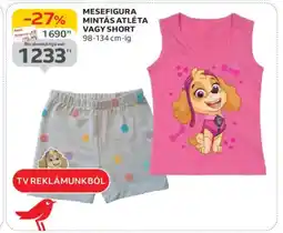 Auchan Mesefigura mintás atléta vagy short ajánlat
