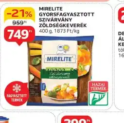 Auchan Mirelite Gyorsfagyasztott Szivárvány Zöldségkeverék ajánlat