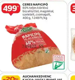 Auchan Ceres Napicipő ajánlat