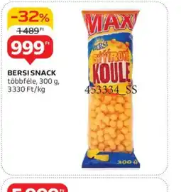 Auchan Bersi Snack ajánlat