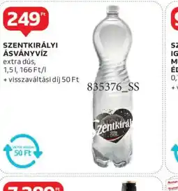 Auchan Szentkirályi Ásványvíz ajánlat
