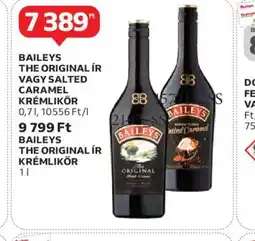 Auchan Baileys The Original Ír vagy Salted Caramel Krémlikőr ajánlat