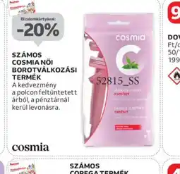 Auchan Cosmia női borotválkozási termék ajánlat