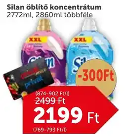 PRIVÁT Silan öblítő koncentrátum ajánlat