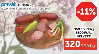 PRIVÁT Privȧt turista ajánlat