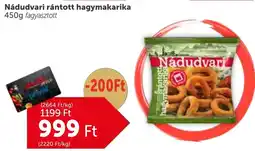 PRIVÁT Nádudvari rántott hagymakarika ajánlat