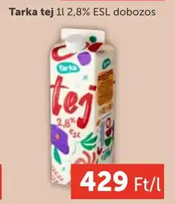PRIVÁT Tarka tej ajánlat