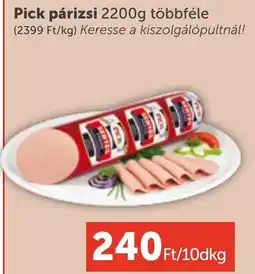 PRIVÁT Pick párizsi ajánlat