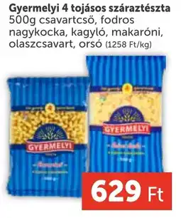 PRIVÁT Gyermelyi 4 tojásos száraztészta ajánlat