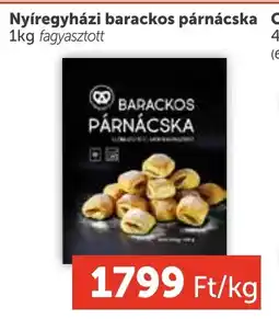 PRIVÁT Nyíregyházi barackos párnácska ajánlat
