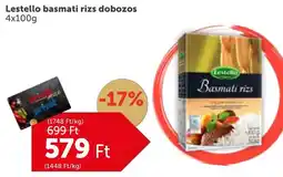 PRIVÁT Lestello basmati rizs dobozos ajánlat