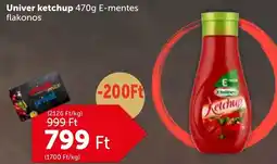 PRIVÁT Univer ketchup ajánlat