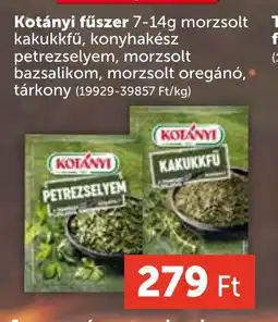 PRIVÁT Kotányi fűszer ajánlat