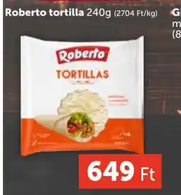 PRIVÁT Roberto tortilla ajánlat