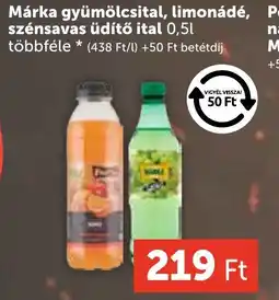 PRIVÁT Márka gyümölcsital, limonádé, szénsavas üdítő ital ajánlat