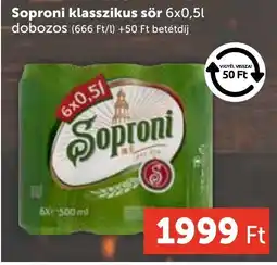PRIVÁT Soproni klasszikus sör ajánlat