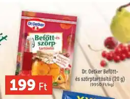 PRIVÁT Dr. Oetker befött- és szörptartósító ajánlat