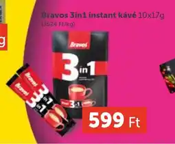 PRIVÁT Bravos 3in1 instant kávé ajánlat