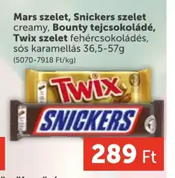 PRIVÁT Mars szelet, Snickers szelet stb. ajánlat