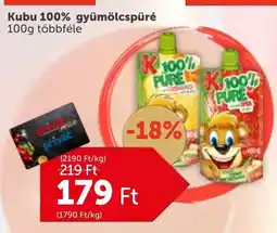 PRIVÁT Kubu 100% gyümölcspüré ajánlat