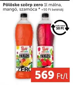 PRIVÁT Pölöske szörp zero ajánlat